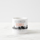 NASHVILLE, TENNESSEE SKYLINE ESPRESSO KOP (Voorkant)