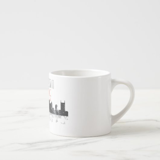 NASHVILLE, TENNESSEE SKYLINE ESPRESSO KOP (Rechts)