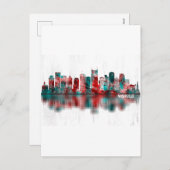 Nashville Tennessee Skyline Feestdagenkaart (Voorkant / Achterkant)