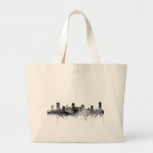 Nashville Tennessee Skyline Grote Tote Bag (Voorkant)