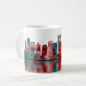 Nashville Tennessee Skyline Koffiemok (Voorkant links)