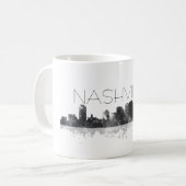 NASHVILLE, TENNESSEE SKYLINE KOFFIEMOK (Voorkant links)