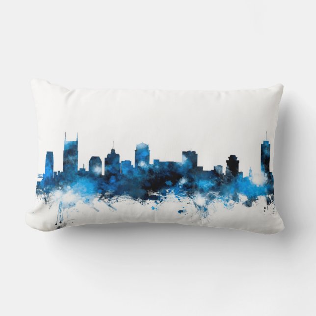 Nashville Tennessee Skyline Kussen (Voorkant)