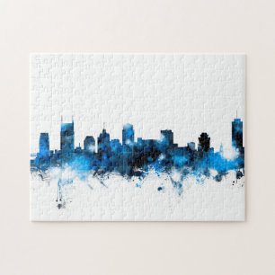 Nashville Tennessee Skyline Legpuzzel