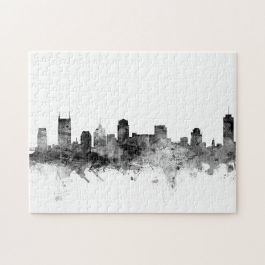 Nashville Tennessee Skyline Legpuzzel (Horizontaal)