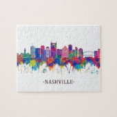 Nashville Tennessee Skyline Legpuzzel (Horizontaal)
