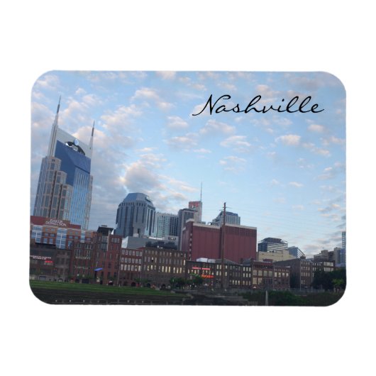 Nashville Tennessee Skyline Magneet (Horizontaal)