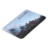 Nashville Tennessee Skyline Magneet (Linkerzijde)