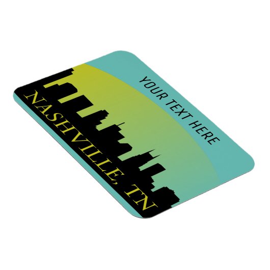 Nashville, Tennessee Skyline Magneet (Rechterzijde)