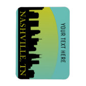 Nashville, Tennessee Skyline Magneet (Verticaal)