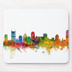 Nashville Tennessee Skyline Muismat