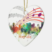 NASHVILLE, TENNESSEE SKYLINE SP - KERAMISCH ORNAMENT (Links)