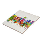 Nashville Tennessee Skyline Tegeltje (Zijkant)