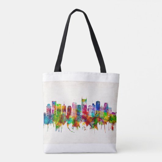 Nashville Tennessee Skyline Tote Bag (Achterkant)