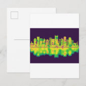 Nashville Tennessee Skyline Uitnodiging Briefkaart (Voorkant / Achterkant)