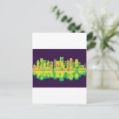 Nashville Tennessee Skyline Uitnodiging Briefkaart (Staand voorkant)