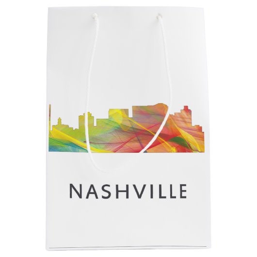 NASHVILLE, TENNESSEE SKYLINE WB1 - MEDIUM CADEAUZAKJE (Voorkant)
