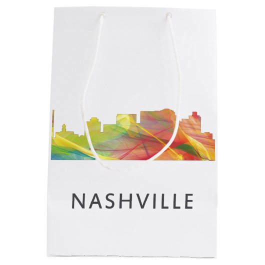 NASHVILLE, TENNESSEE SKYLINE WB1 - MEDIUM CADEAUZAKJE (Achterkant)