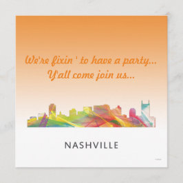 NASHVILLE, TENNESSEE SKYLINE WB1 - SAVE THE DATE
