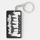 Nashville Tennessee Sleutelhanger (achterkant)