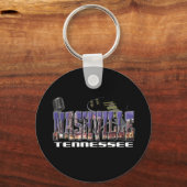 Nashville Tennessee Sleutelhanger (Voorkant)