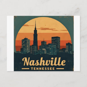 Nashville Tennessee stadsgezicht Briefkaart