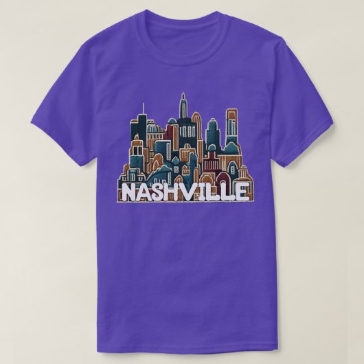 Nashville Tennessee T-shirt (Design voorkant)