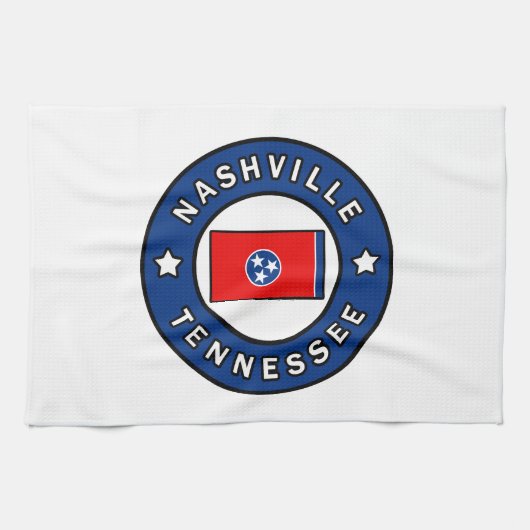 Nashville Tennessee Theedoek (Horizontaal)