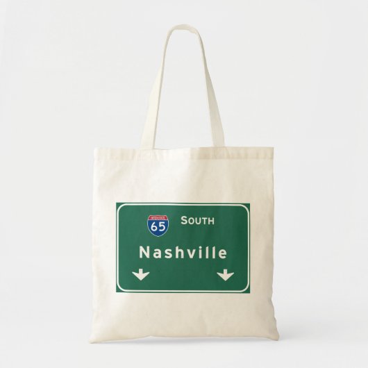Nashville Tennessee Tn Interstate Highway Freeway Tote Bag (Voorkant)