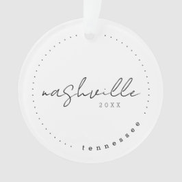 Nashville, Tennessee TN Travel Verenigde Staten Ornament