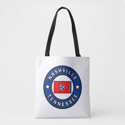 Nashville Tennessee Tote Bag (Voorkant)