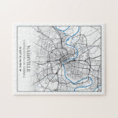 Nashville Tennessee USA Travel City Map Legpuzzel (Horizontaal)