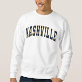 Nashville Tennessee  Varsity College Style Trui (Voorkant)