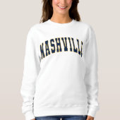 Nashville Tennessee  Varsity College Style  Trui (Voorkant)
