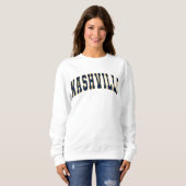 Nashville Tennessee  Varsity College Style  Trui (Voorkant volledig)