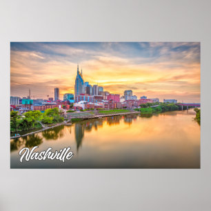 Nashville, Tennessee, Verenigde Staten Poster