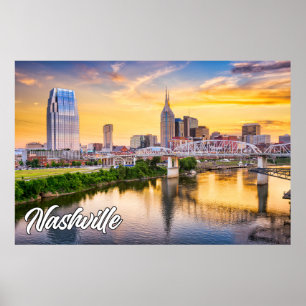 Nashville, Tennessee, Verenigde Staten Poster