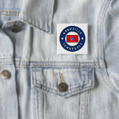 Nashville Tennessee Vierkante Button 5,1 Cm (In situ)