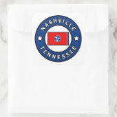 Nashville Tennessee Vierkante Sticker (Tas)
