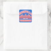 Nashville,Tennessee Vierkante Sticker (Tas)