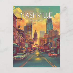 Nashville Tennessee Vintage Reizen Briefkaart