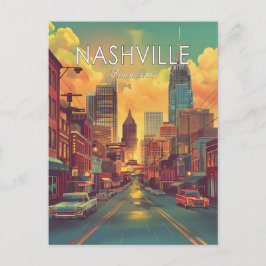 Nashville Tennessee Vintage Reizen Briefkaart