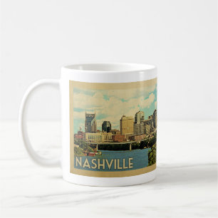Nashville Tennessee Vintage Travel Koffiemok