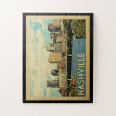 Nashville Tennessee Vintage Travel Legpuzzel (Verticaal)