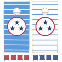 Nashville, Tennessee Volunteer State Cornhole Set