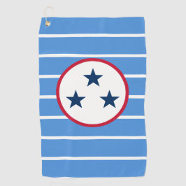 Nashville, Tennessee Volunteer State Tri-Star Golfhanddoek