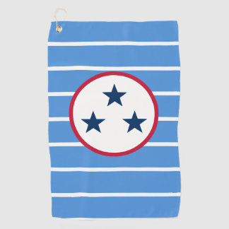 Nashville, Tennessee Volunteer State Tri-Star Golfhanddoek