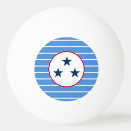 Nashville, Tennessee Volunteer State Tri-Star Pingpongbal