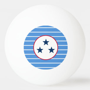 Nashville, Tennessee Volunteer State Tri-Star Pingpongbal