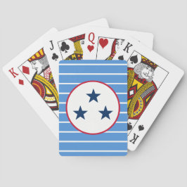 Nashville, Tennessee Volunteer State Tri-Star Pokerkaarten